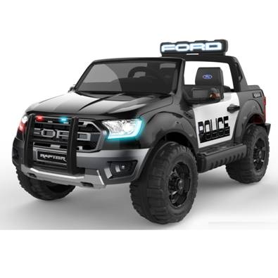 Ford Ranger Raptor Kids 2 Seater 12v Ride-On Police Car with Remote ...