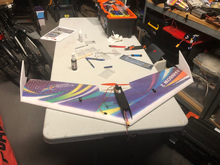 Dancing Wings Hobby E0604 RC Airplane 3CH Radio Remote Controlled with Electronics