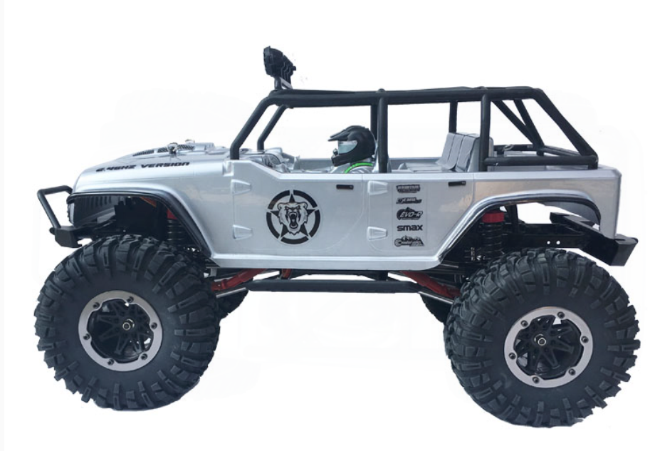 Remo Hobby 1/10 SCALE ELECTRIC 4WD 2.4GHZ RC OFF-ROAD BRUSHED ROCK CRAWLER RH OPEN-TOPPED JEEPS (Model#1073-SJ)
