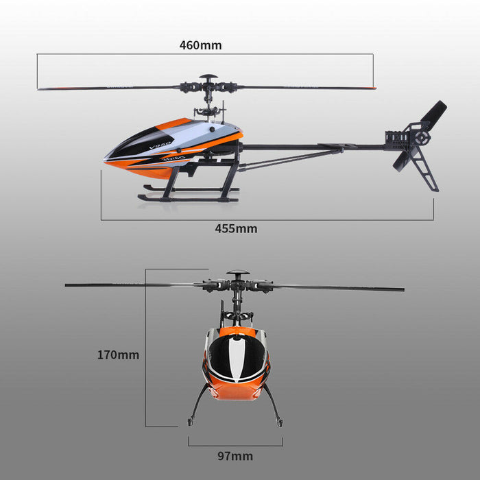 WL Toys V950 6CH 3D 6G Helicopter Brushless Motor Flybarless Collective Pitch RC Helicopter RTF