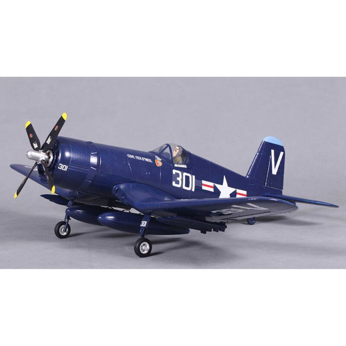 FMS F4U 800mm Corsair Royal Blue (V2) PNP Upgraded W/ Reflex