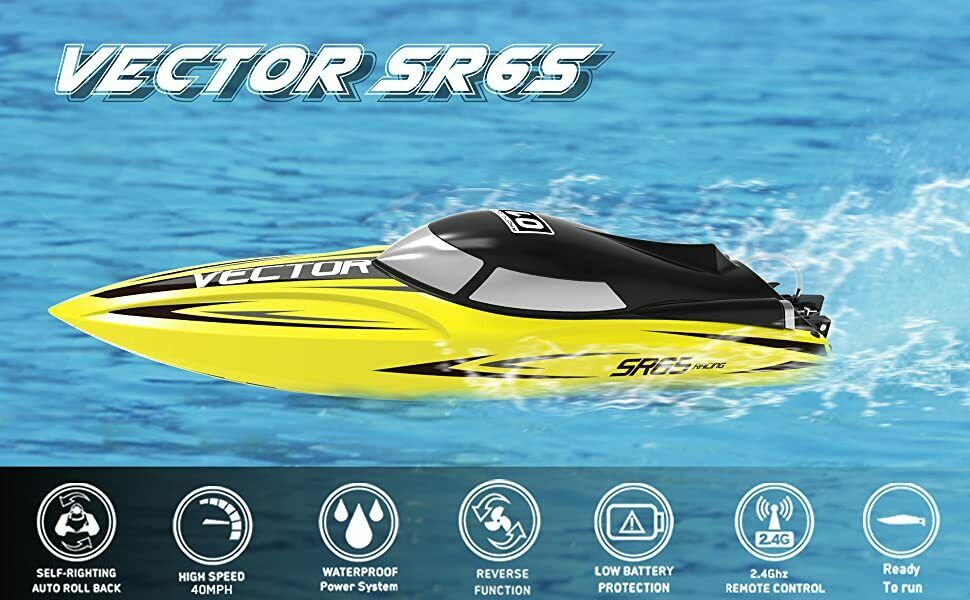 Vector SR65 High Speed Large Professional RC Boat - Brushed Version