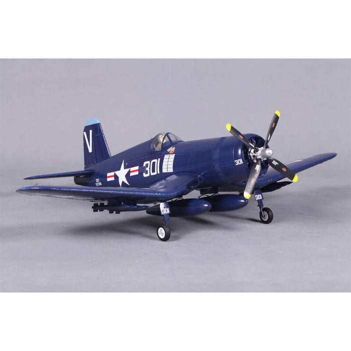 FMS F4U 800mm Corsair Royal Blue (V2) PNP Upgraded W/ Reflex