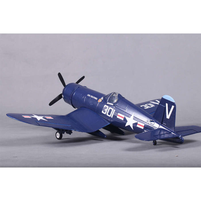 FMS F4U 800mm Corsair Royal Blue (V2) PNP Upgraded W/ Reflex