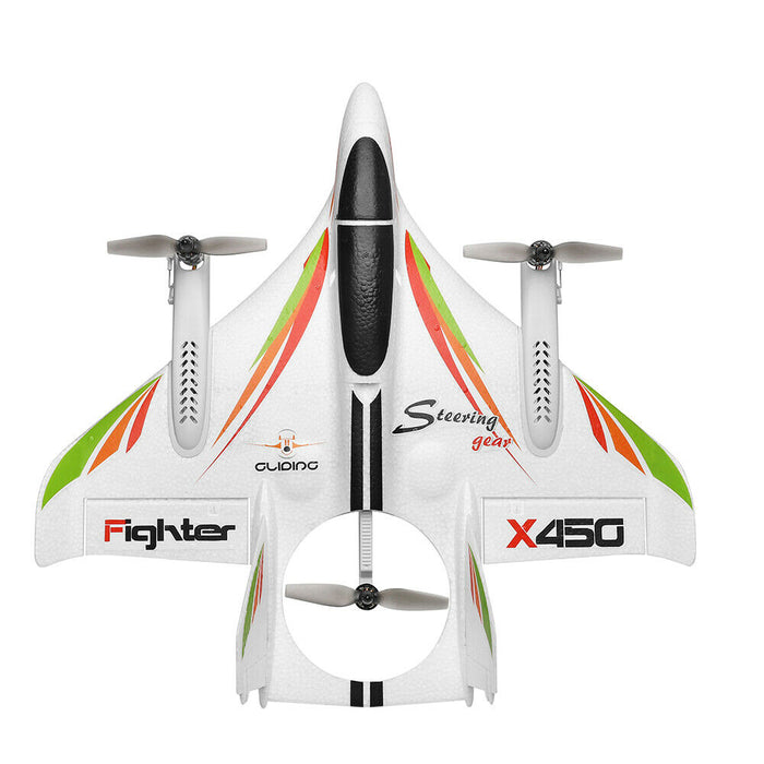 XK X450 2.4G 6CH 3D/6G Mode Switchable Aerobatics RTF Multi-Rotor RC Aircraft