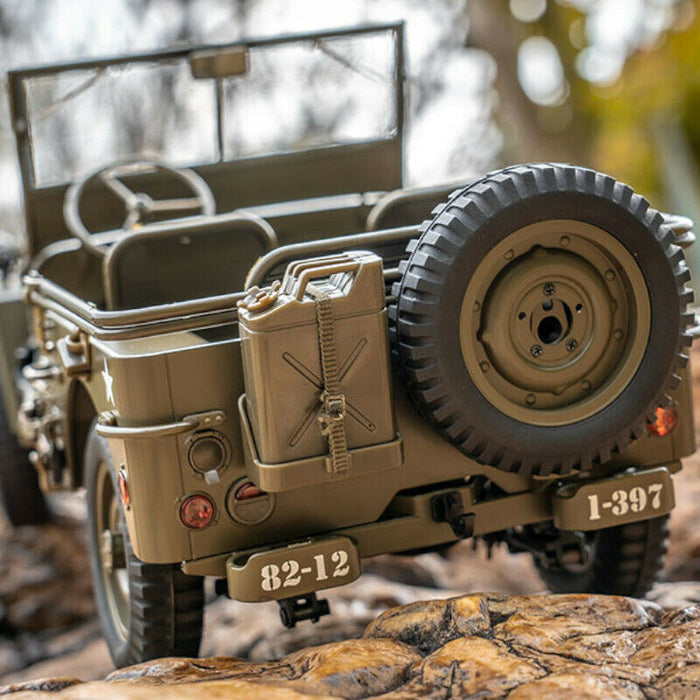 FMS Roc Hobby 1:12 Scale 1941 Willys MB RTR RC Jeep