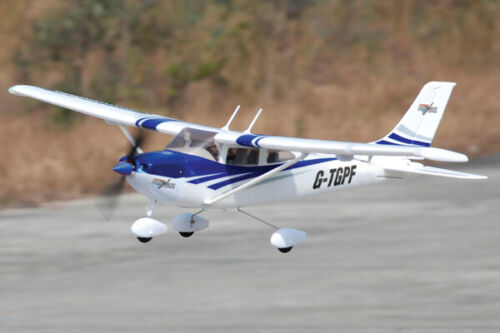TopRC 400 Class Cessna 182 Brushless 965mm Wing Span RTF with LED Lights (Blue) - Mode 1 & 2