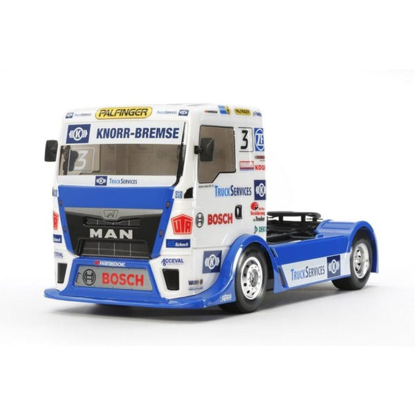 Tamiya 1/14 TT-01E Team Hahn Racing Man TGS Electric On Road RC Truck Kit with ESC - 58632